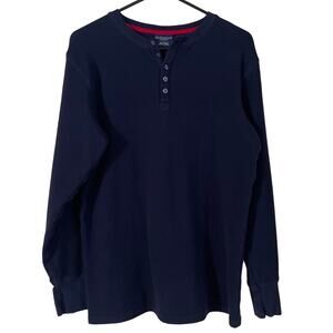 Polo Ralph Lauren Waffle-weave Henley Long Sleeve Men’s Shirt - Size Large